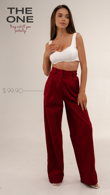 Brushed Cotton Urban Palazzo Cotton Pants