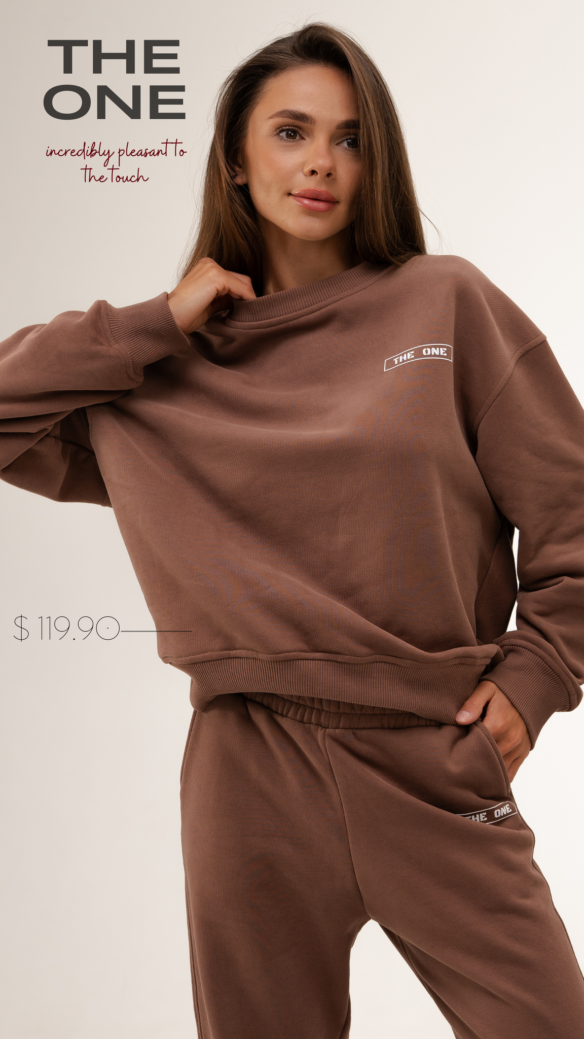 Stay Cozy French terry cotton Sweatshirt