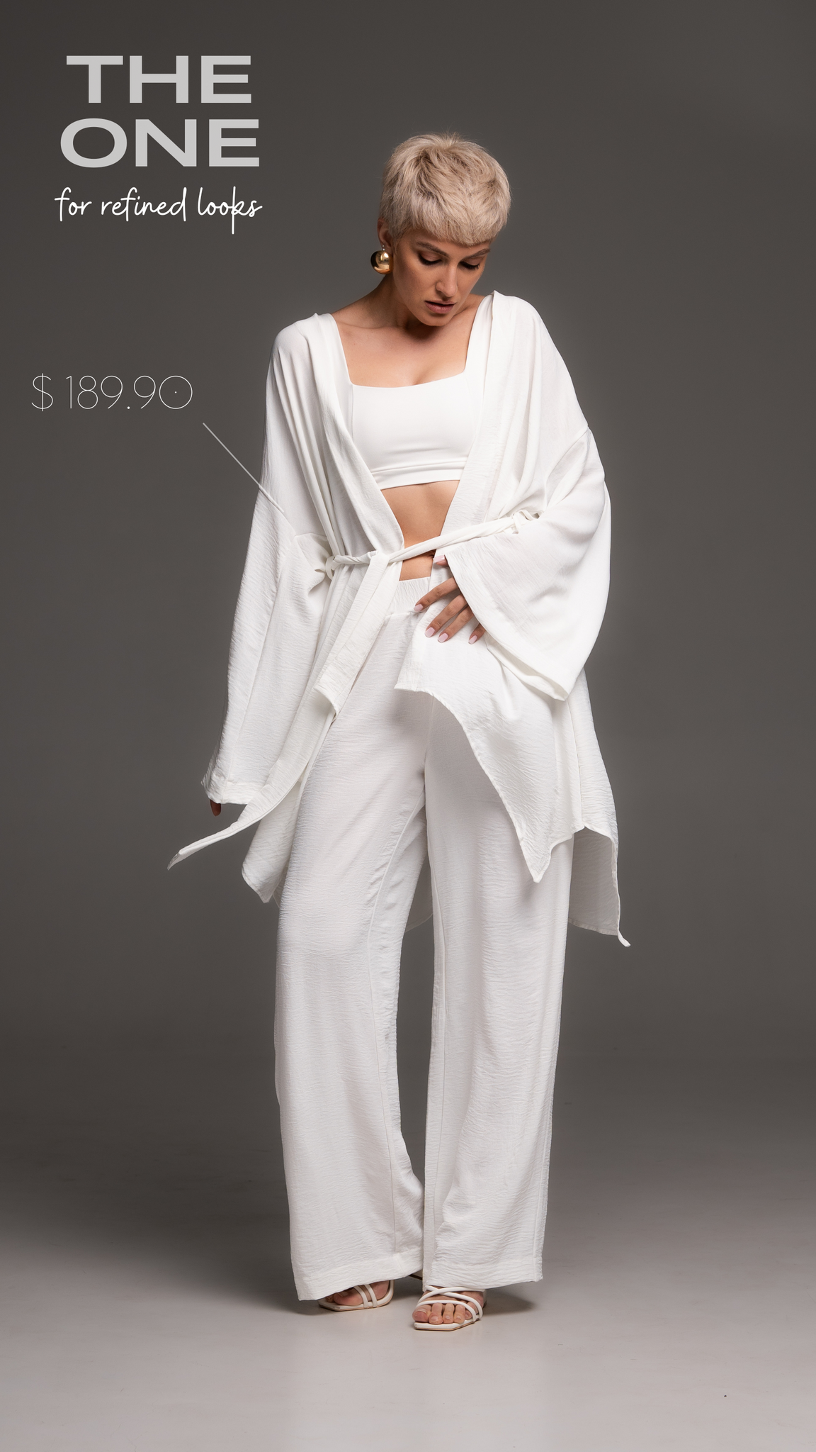 Elegant  Muse  Air Kimono