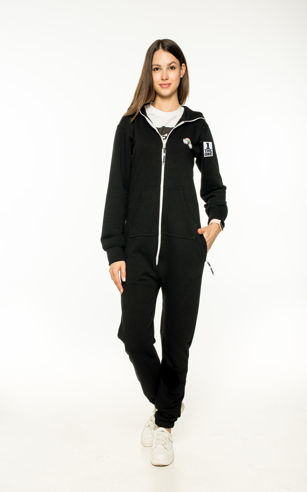 Jumpsuit Llama long black