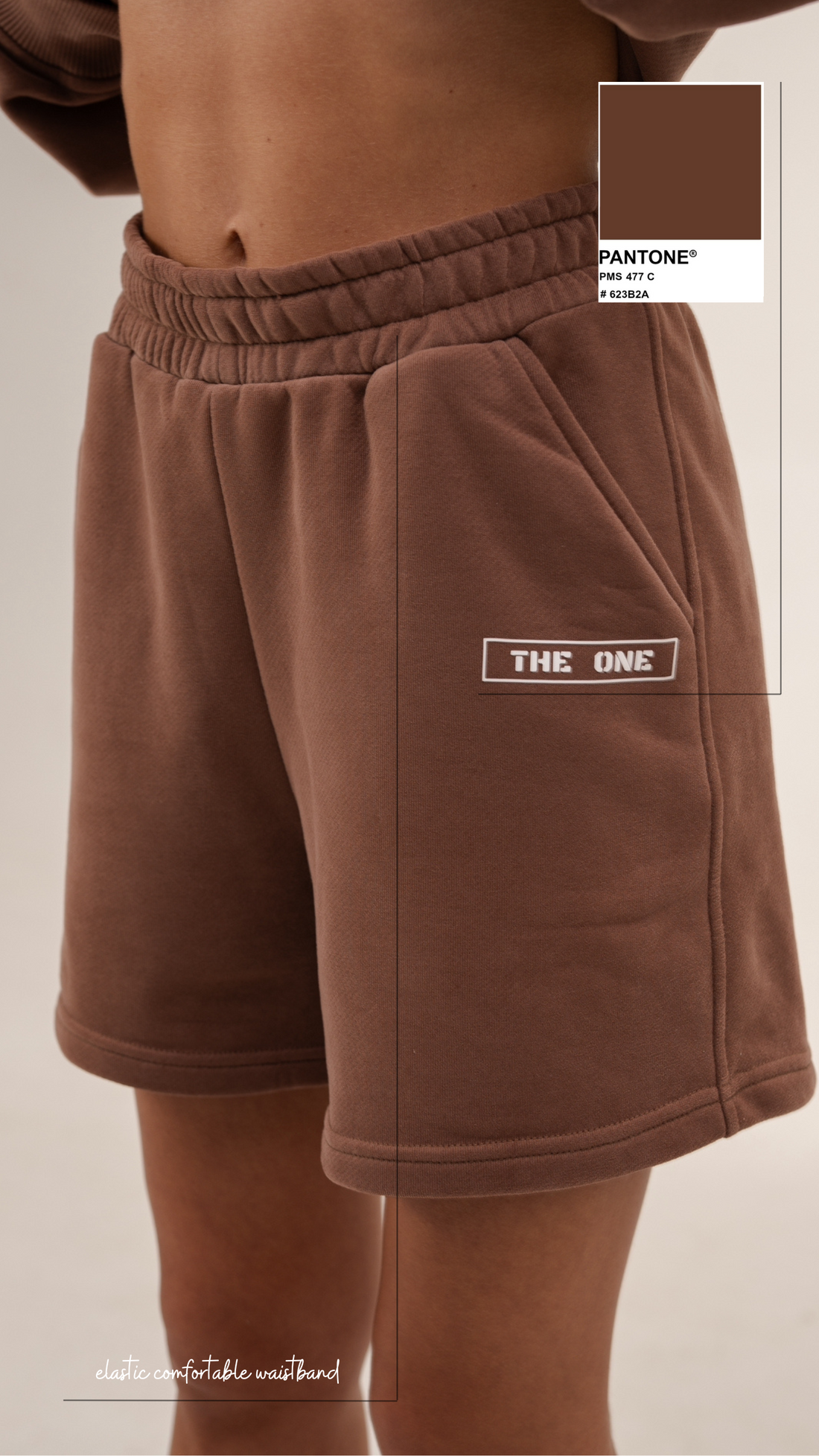 Stay Cozy French terry cotton Shorts