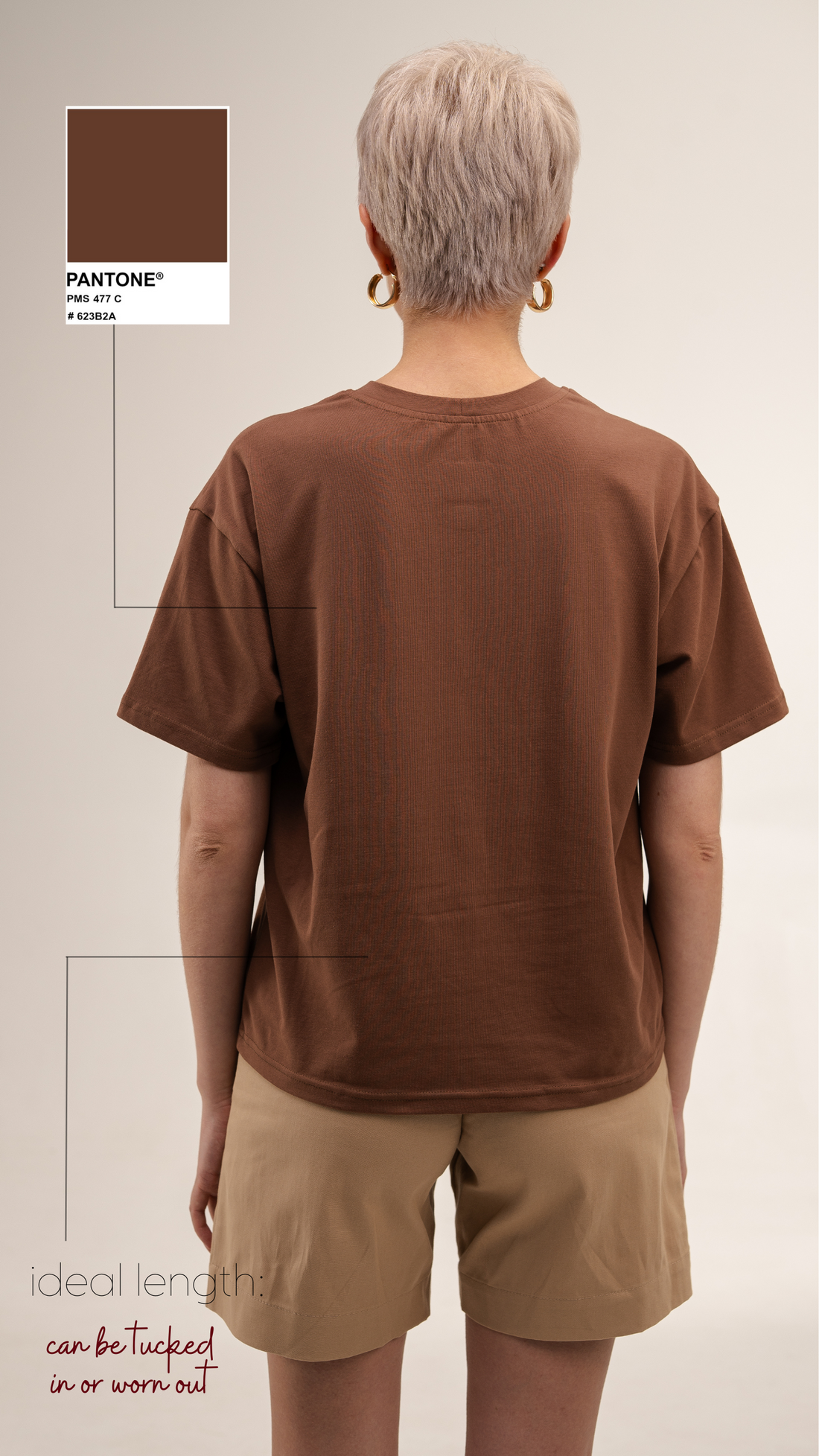 Stay Cozy Cotton Loose t-shirt in noble hues