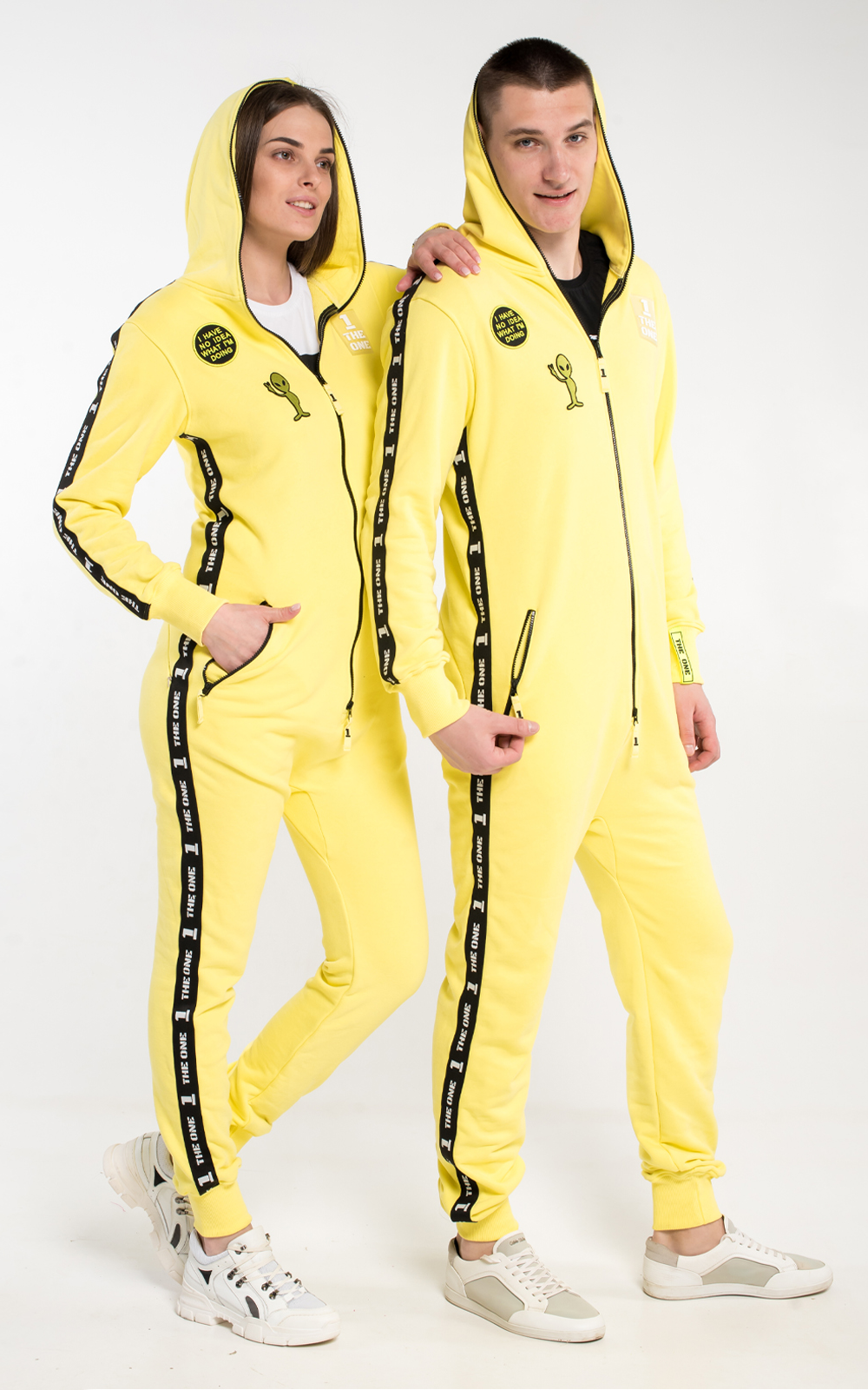 Lightweight JumpSuite Alien yellow (Family Look)