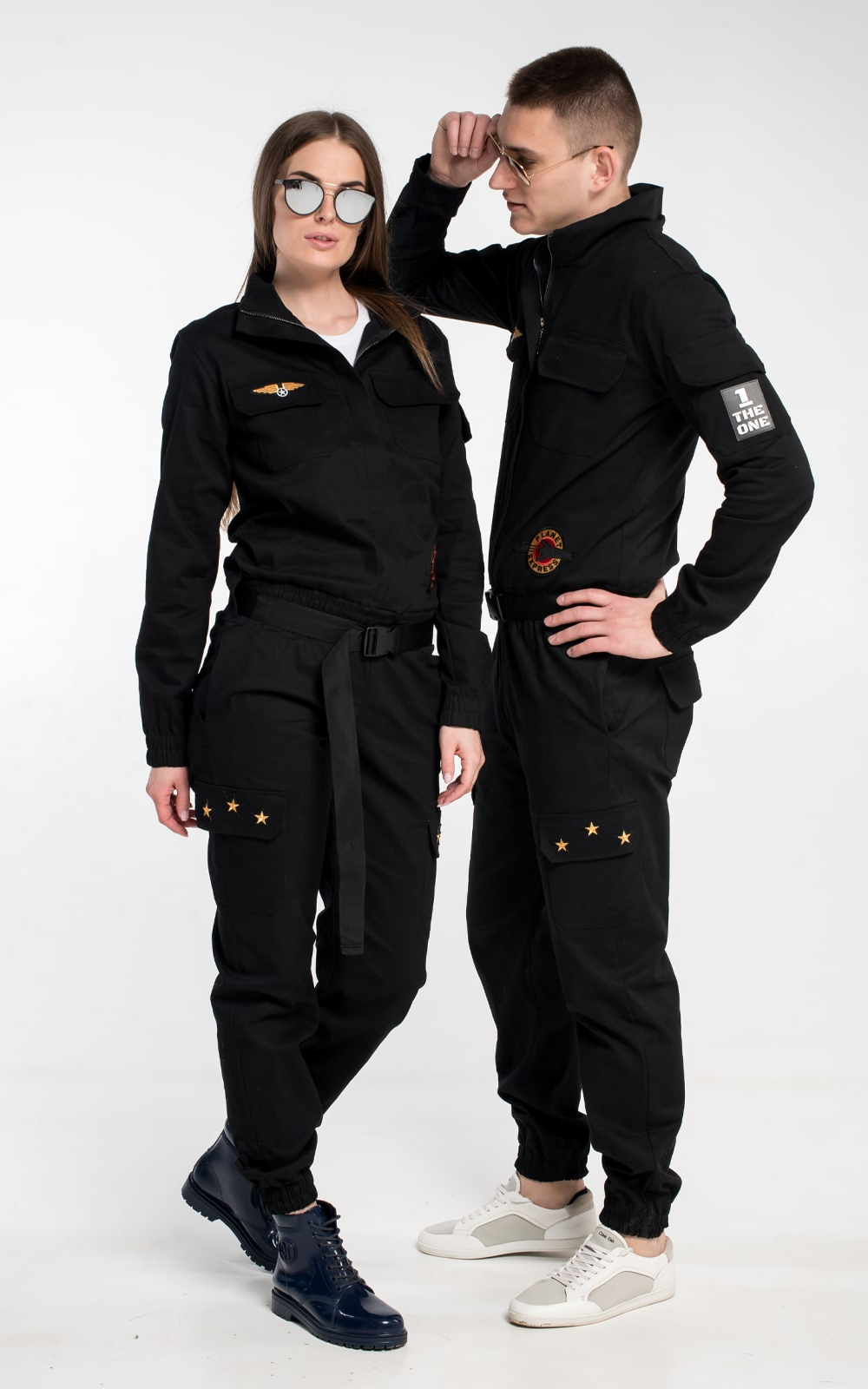 Lightweight JumpSuite Aviator black (Family Look)