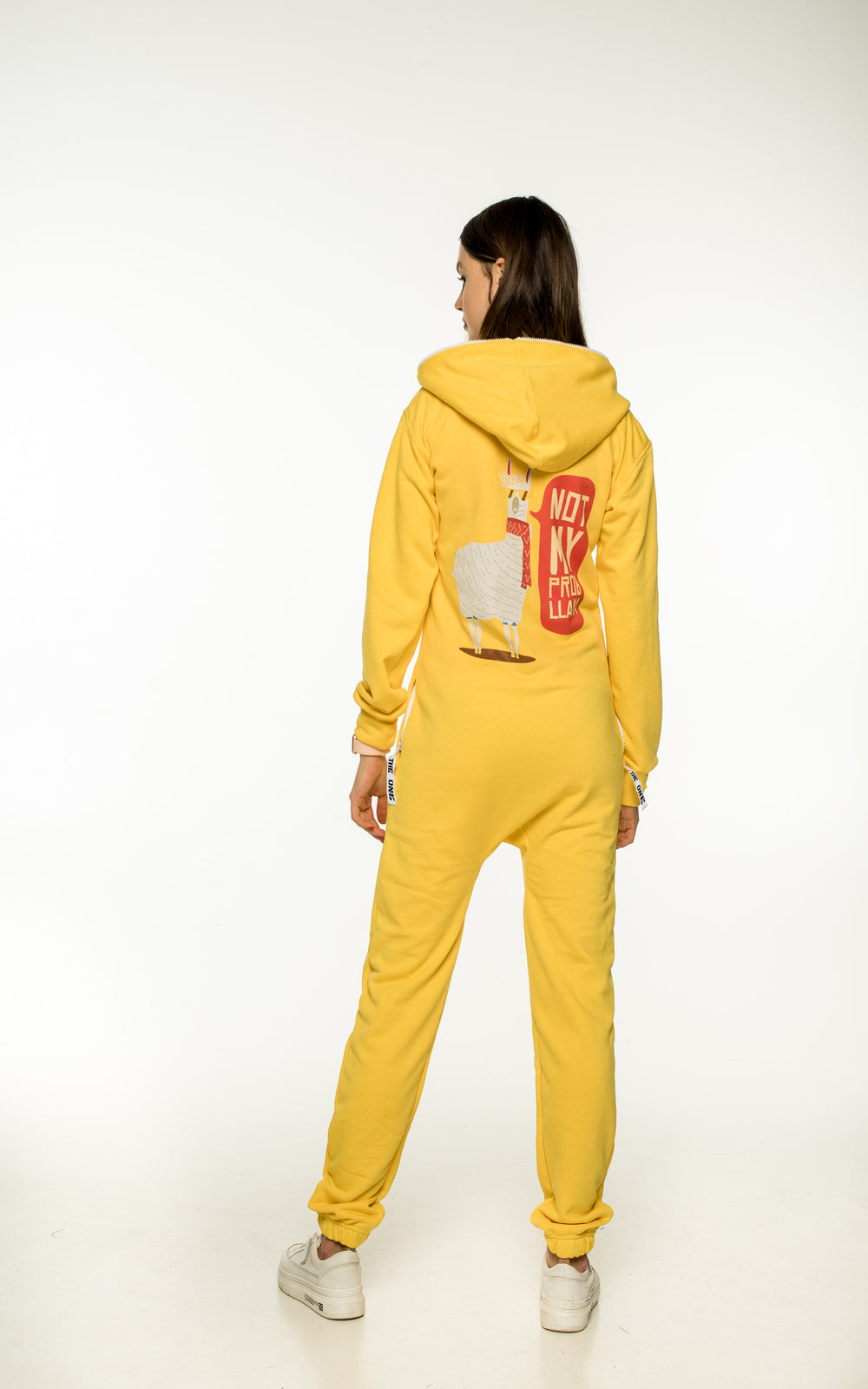 Jumpsuit Llama long yellow