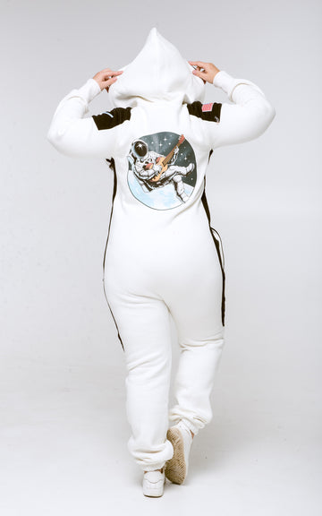 Jumpsuite Space X white