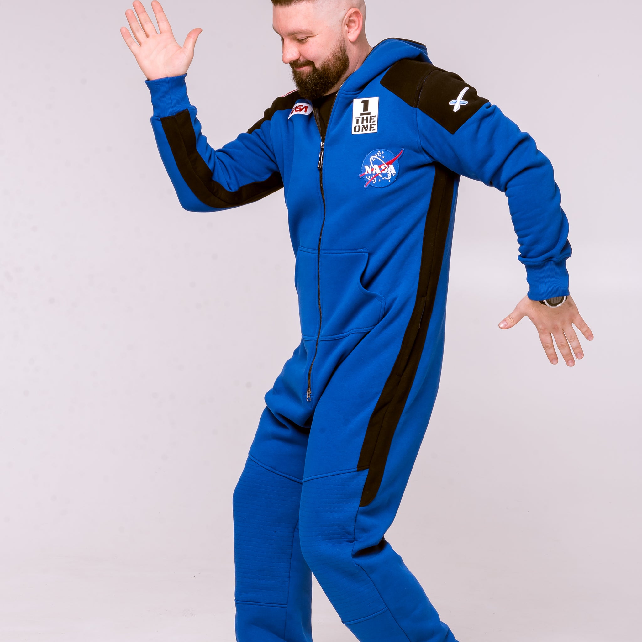 Jumpsuit Space X blue