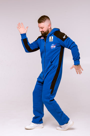 Jumpsuit Space X blue