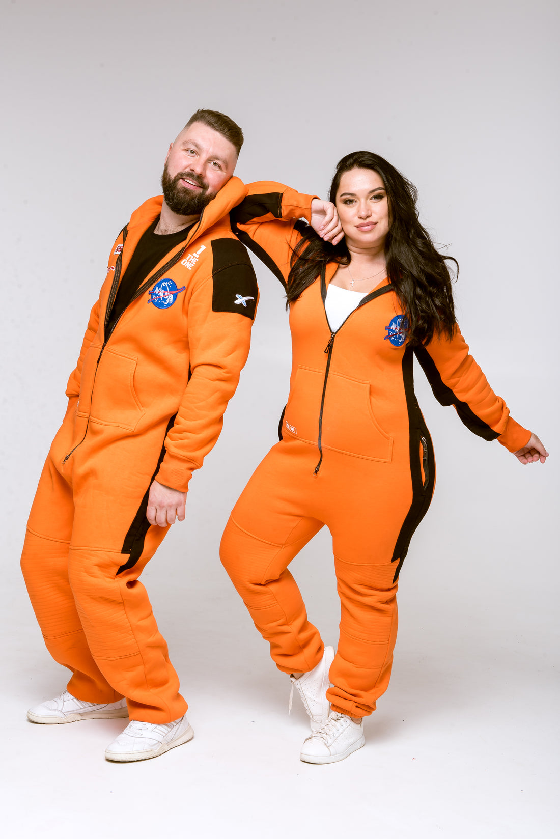 Jumpsuit Space X orange (Family Look)