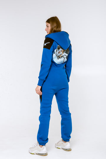 Jumpsuit Space X blue