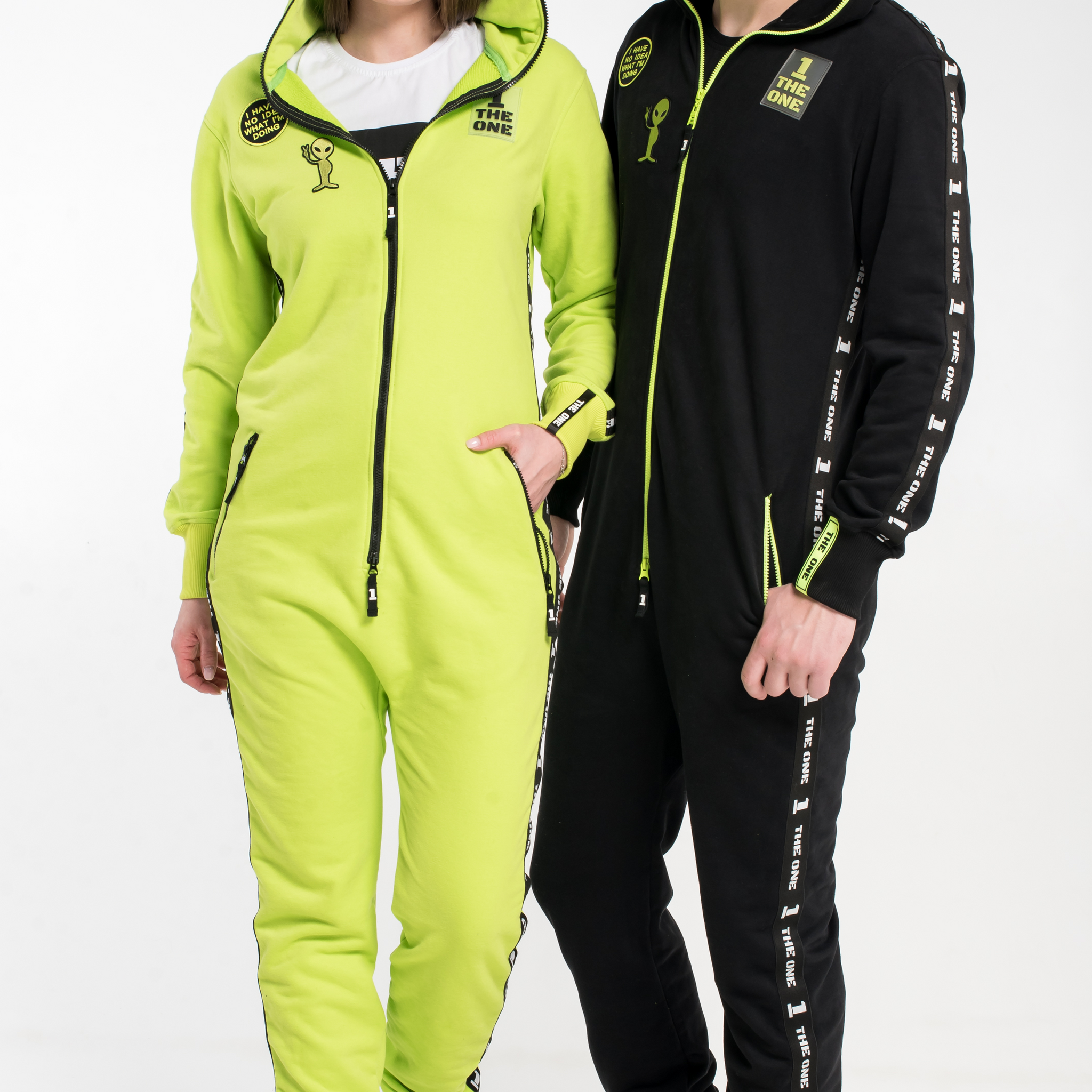 Lightweight JumpSuite Alien Black (Family Look)
