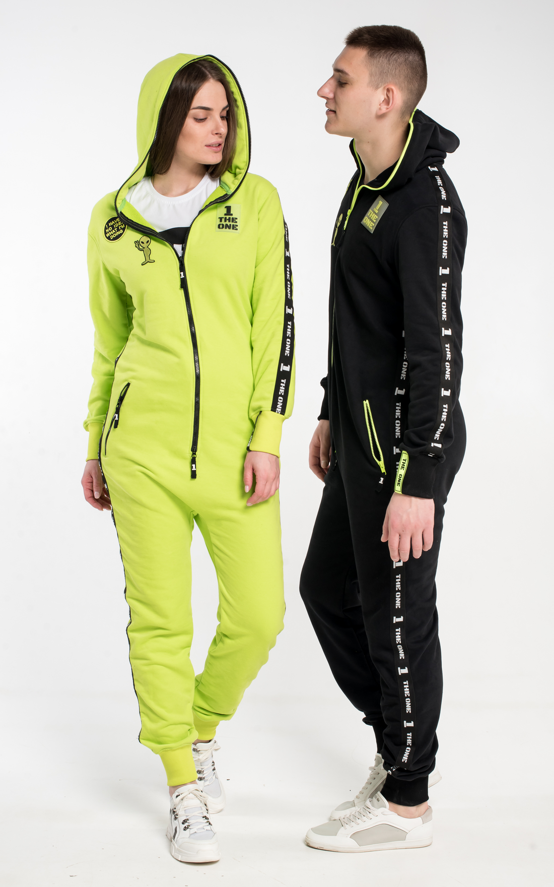 Lightweight JumpSuite Alien Black (Family Look)