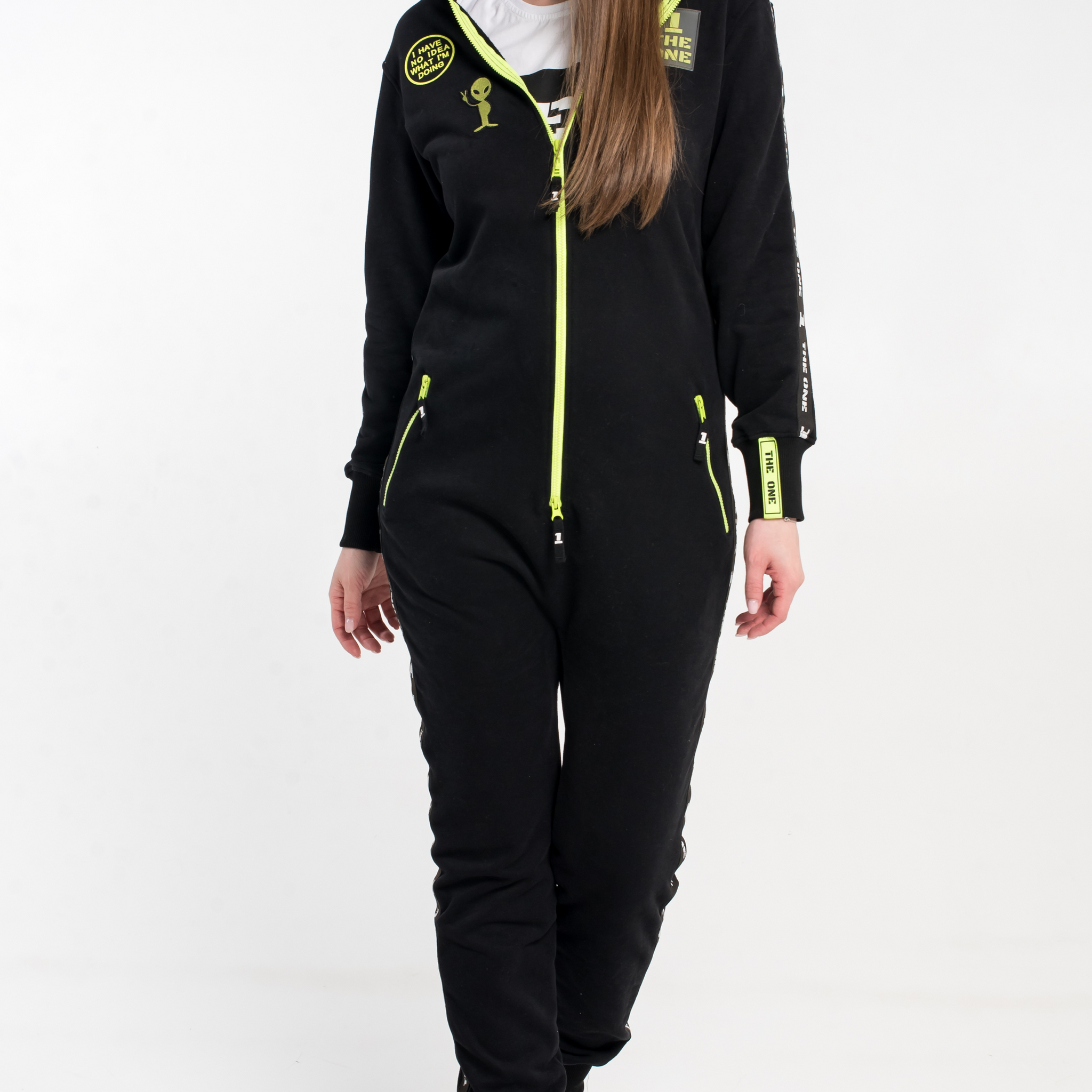 Lightweight JumpSuite Alien Black