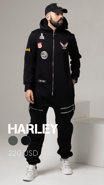 Jumpsuit Harley black